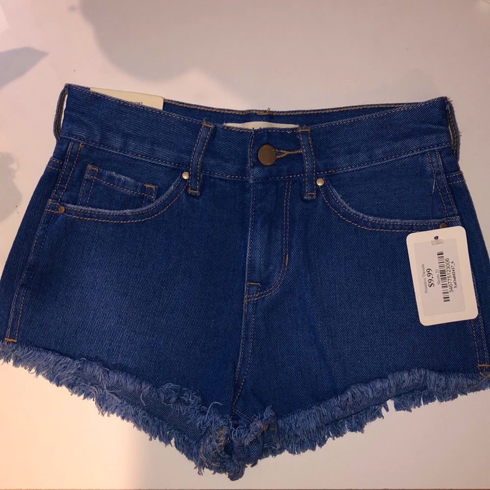 WOMENS Bullhead Denim Co. High Rise Shorty Shorts
